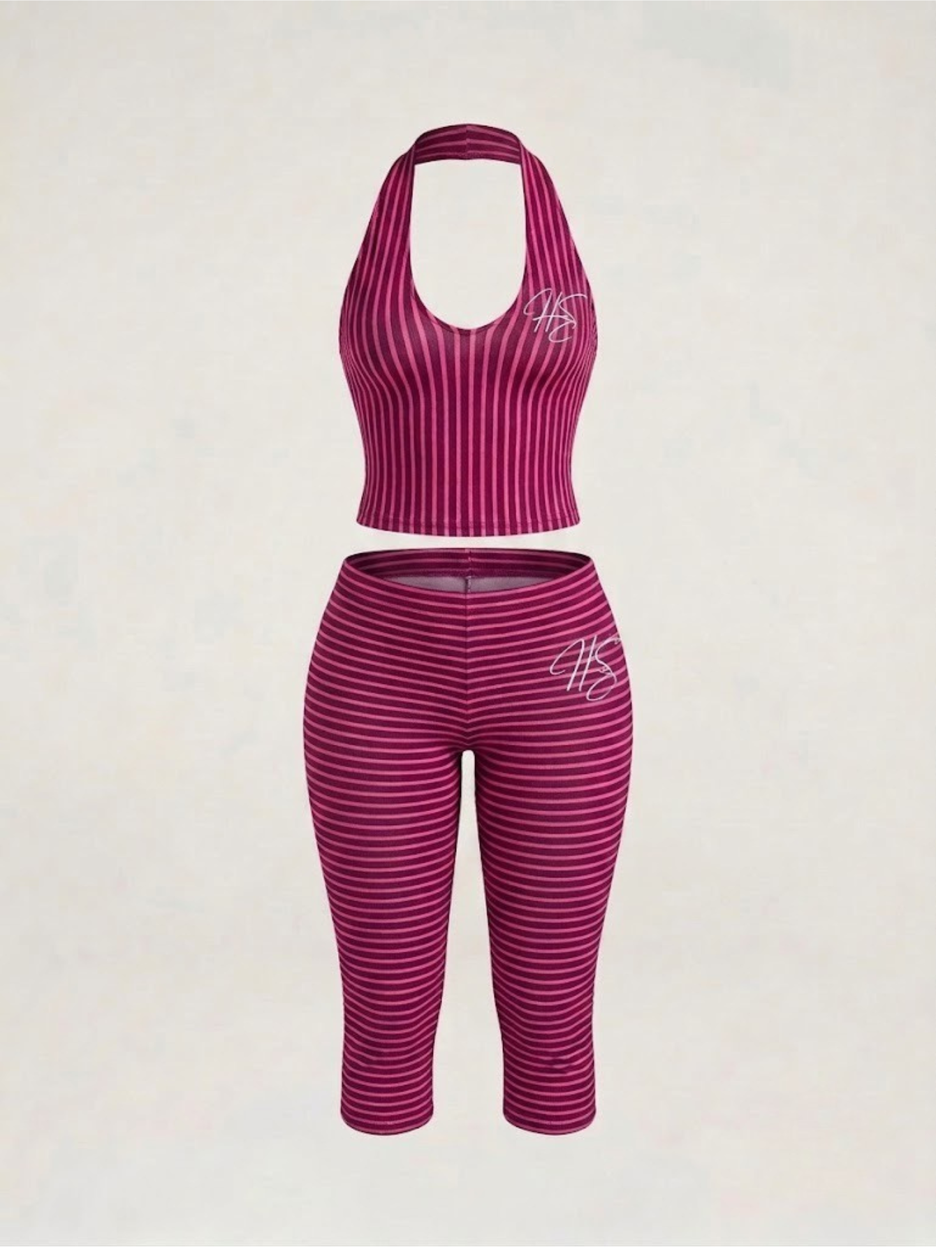 Khia Stripe Set - pink