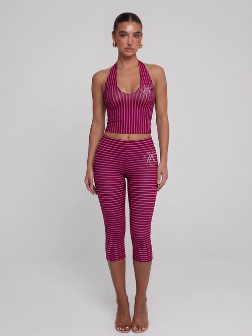 Khia Stripe Set - pink