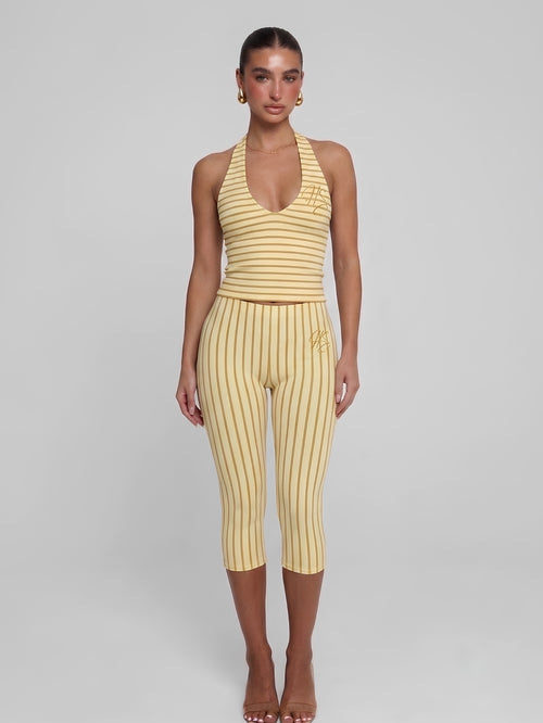 Khia Stripe Set - Yellow